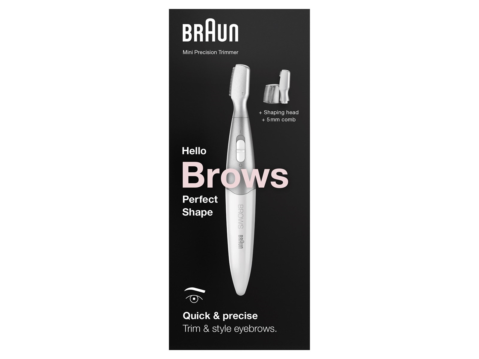 Braun Augenbrauentrimmer Silk-épil FG 1106 Braun Augenbrauentrimmer Silk-épil FG 1106